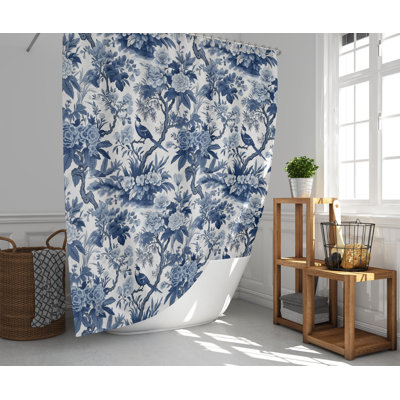Gherarda Floral Shower Curtain