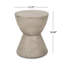 Table d'appoint d'extérieur MGO, gris clair