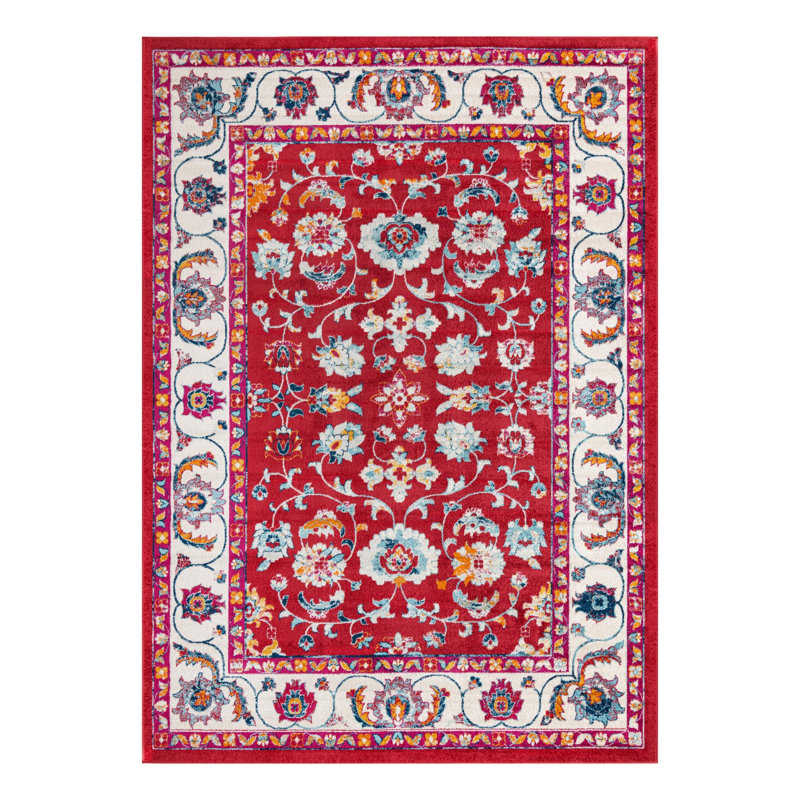 Arenas Floral Indoor Rug, Rectangle 10' x 14'