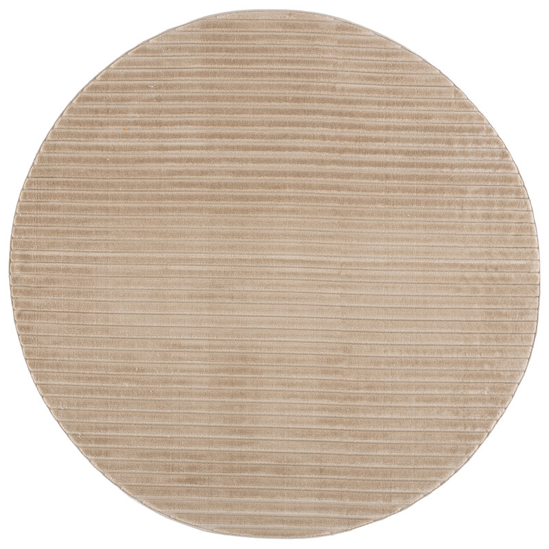 Selena 682 Performance Geometric Shapes Rug, 6'-7" X 6'-7" Round