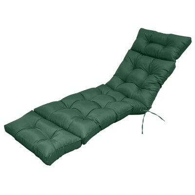 Coussin de chaise longue d'extérieur épaissi, rembourrage en mousse viscoélastique douce