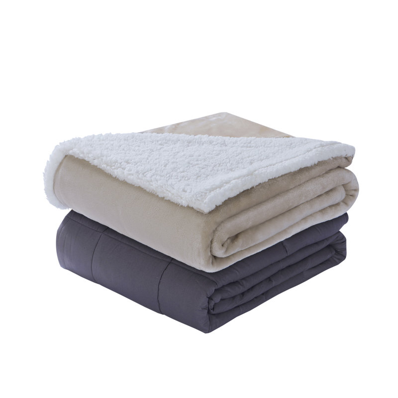 Weighted Throw Blanket, Taupe