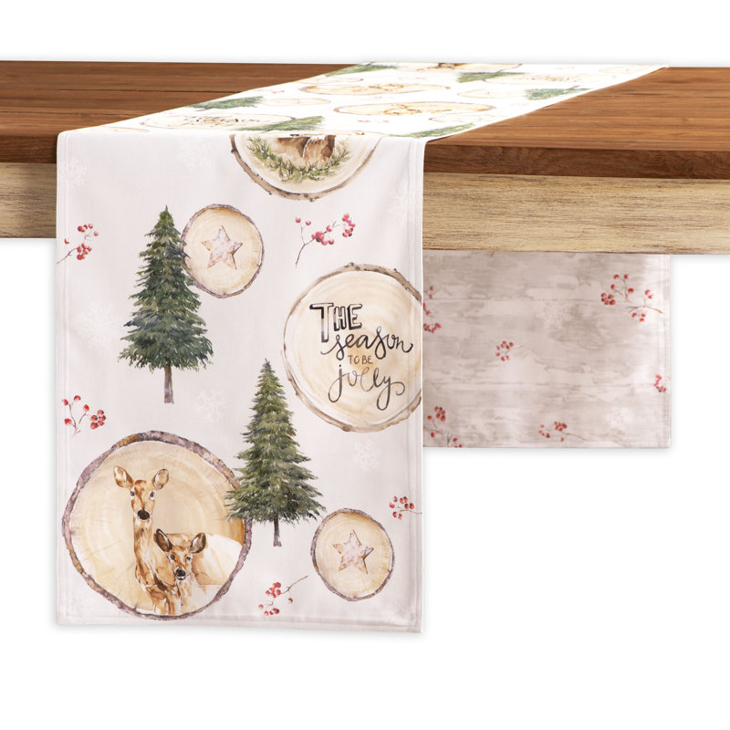 Maison d'Hermine Mountain Life 100% Cotton Table Runner - Double Layer - 14.5" x 72", 72" x 14.5"