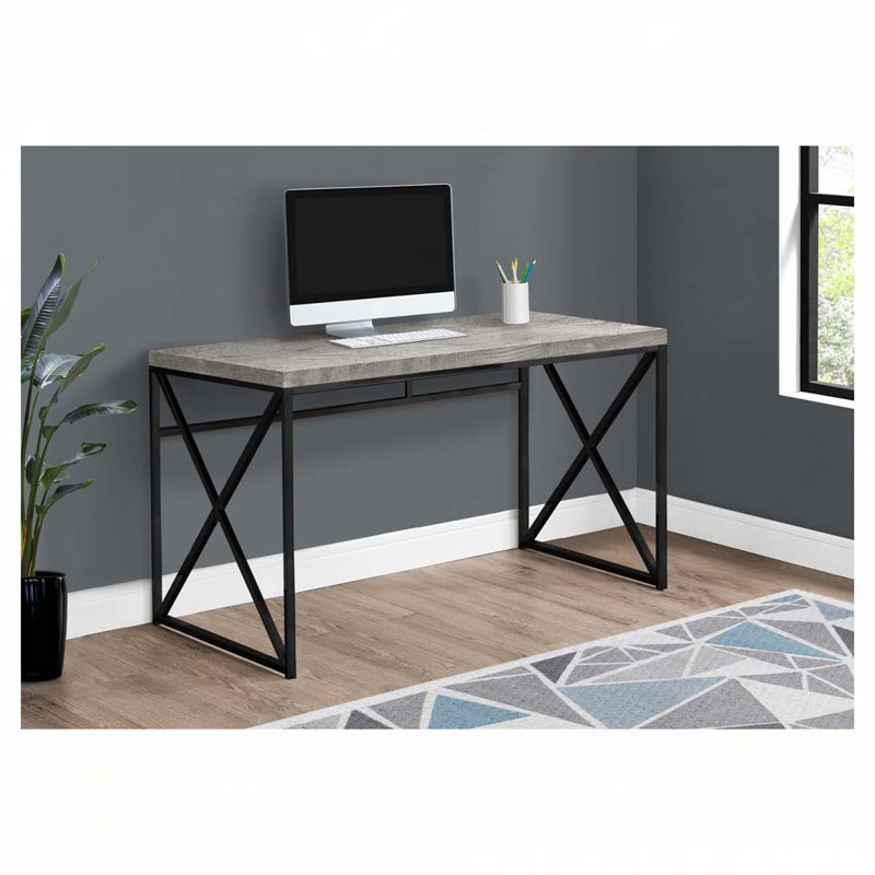 Bureau d'ordinateur pour la maison, Gris / Noir