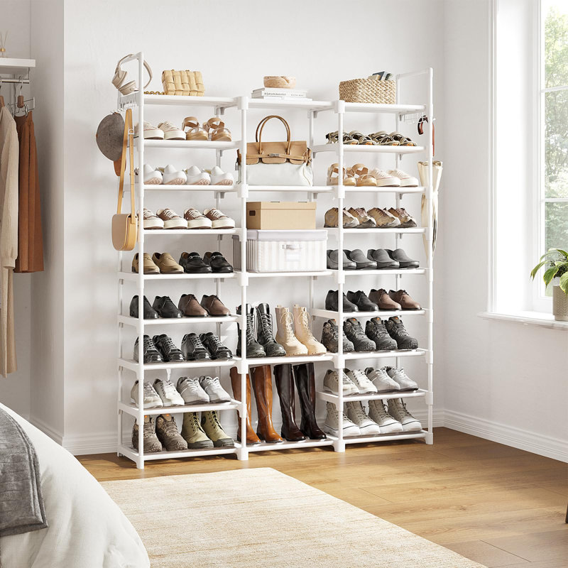 Range-chaussures 55 paires, Blanc