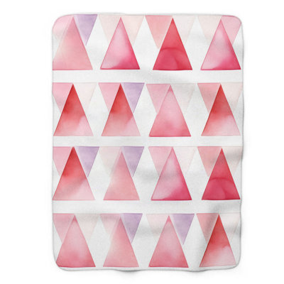 Geometric Precision - Couverture sherpa de qualité supérieure 1 pièce
