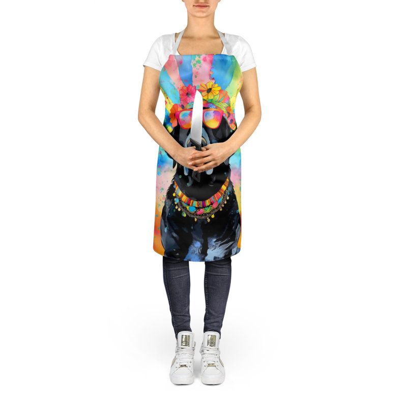 No Pattern Bib Apron