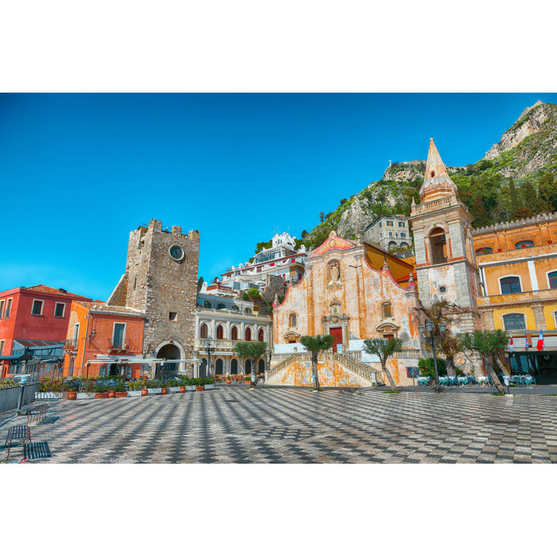 Taormina - Photographie sur toile tendue, L 12 po x H 8 po