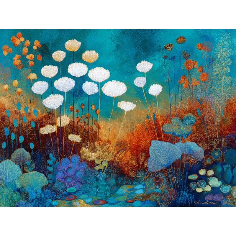 «Autumn Stem Whisper», art mural sur toile tendue, H 30 po x l 40 po x P 1,5 po