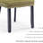 Friedrun Velvet Dining Chair Tufted Dining Room Chair with Solid Wood Leg-852858953