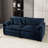 Modern Comfy Deep Seat Love Seat,beige-1236712233