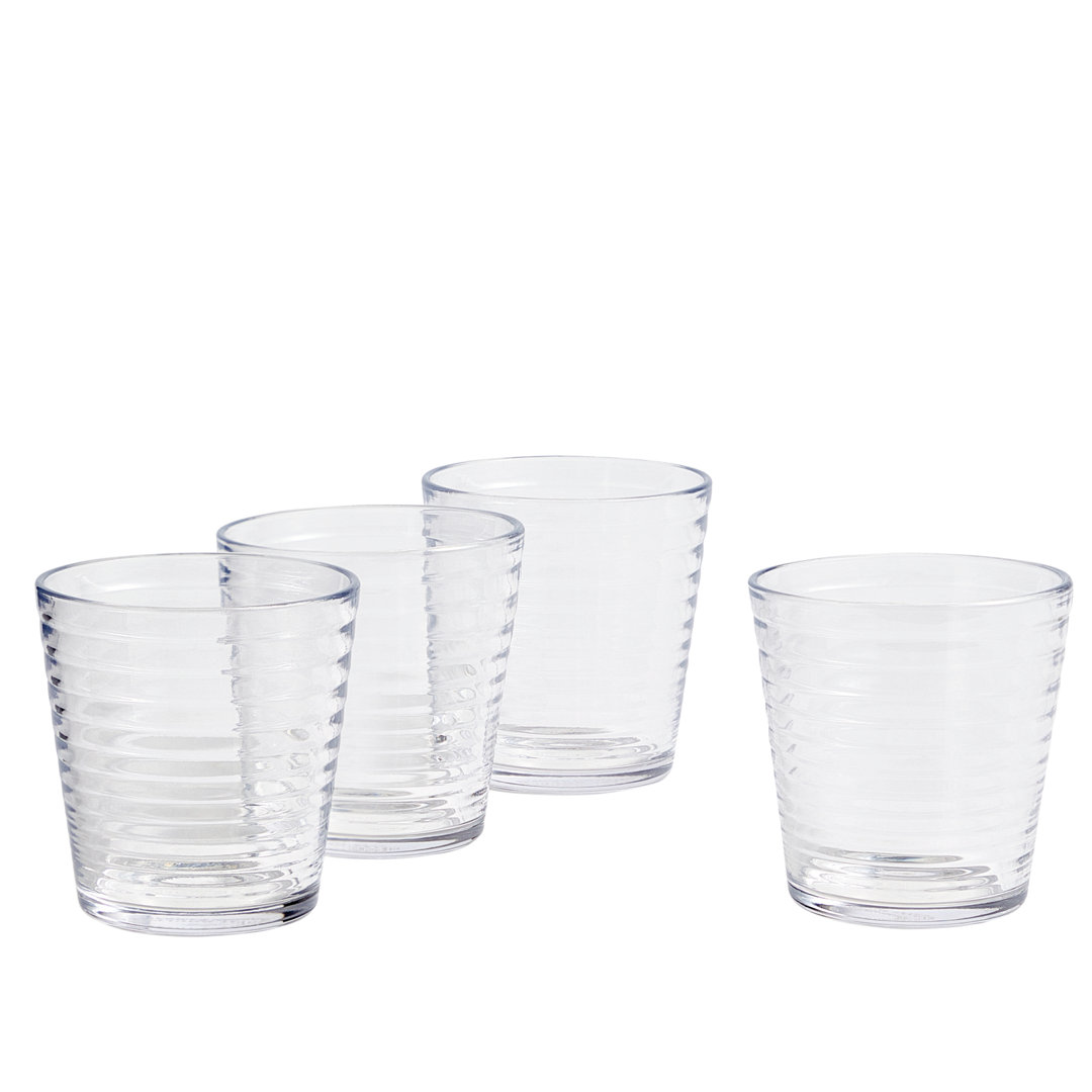 Tumbler 340ml/11.5oz Clear Set of 4