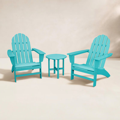 POLYWOOD® Classic Adirondack 2-Person Patio Seating Group