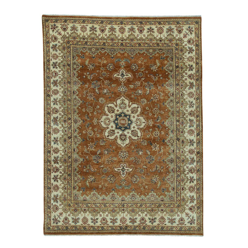 One-of-a-Kind Rectangle 9' X 12'3" Hand Knotted Area Rug