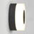 Ludwig outdoor Outdoor Wall Light Fixture, Matte Black