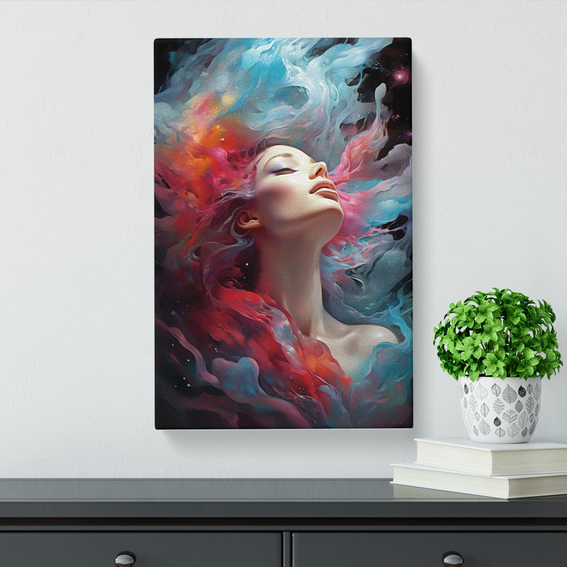 Galaxy Modern Art - Wrapped Canvas, 60cm H x 40cm W x 3cm D