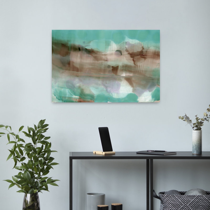 Contemporary Art Abstract Modern Art, 16'' H x 24'' W