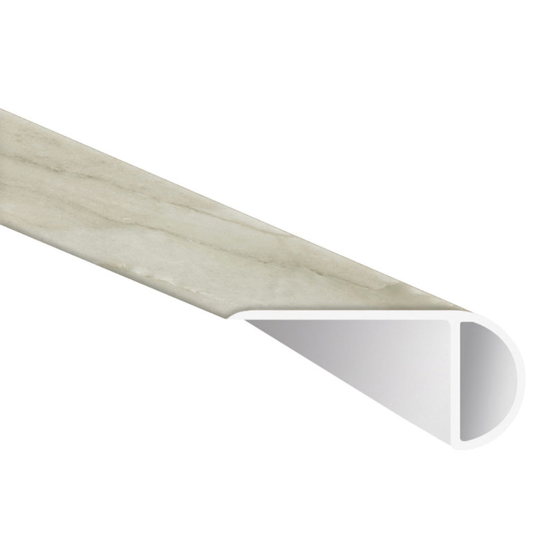 Profilé de finition pour plancher de vinyle de luxe, nez de marche chevauchant, 1,03 po d'épaisseur x 94 po de longueur