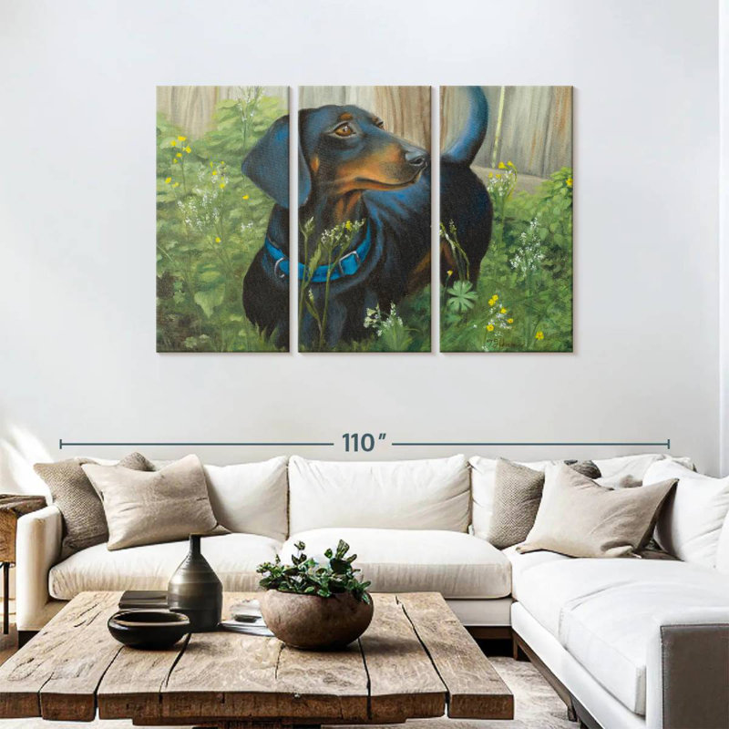 Brampt Dachshund, 48" H x 74" W