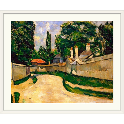 « abriter le long d’une route, c. 1881 » par l’impression de peintures Paul Cezanne