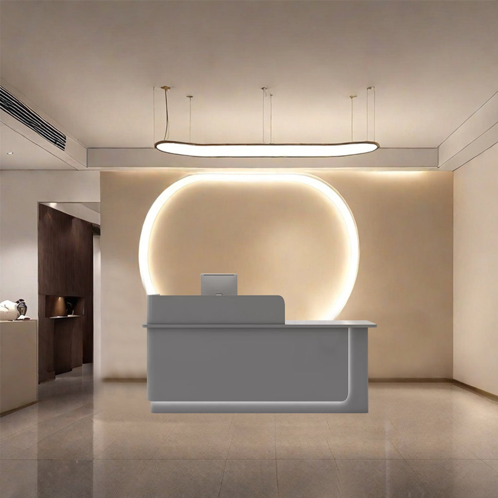 Artistic Soul XKX Premium Furniture Rectangular Modern Front Desk ...
