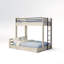 Elevated Kids Bunk Bed-1537670101-1537670125-1537670126