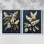 «FLORAL Series CLIV», reproduction encadrée de qualité supérieure - prête à être accrochée - aucun clou requis - aucun clou requis-887970459-887970433
