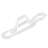 Clear Gutter and Shingle Christmas Light Clips