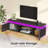 TV Stand for TVs up to 65", Entertainment Center with Storage, RGB LED Lights and 4 AC Outlets-843548596