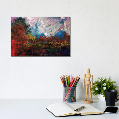 Burnt Landscape by Joseph Marshal Foster - Wrapped Canvas Painting