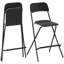 Ensemble de 2 tabourets pliables avec repose-pieds-1230872544