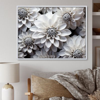 «Essential Black and White Mums Beauty» sur toile