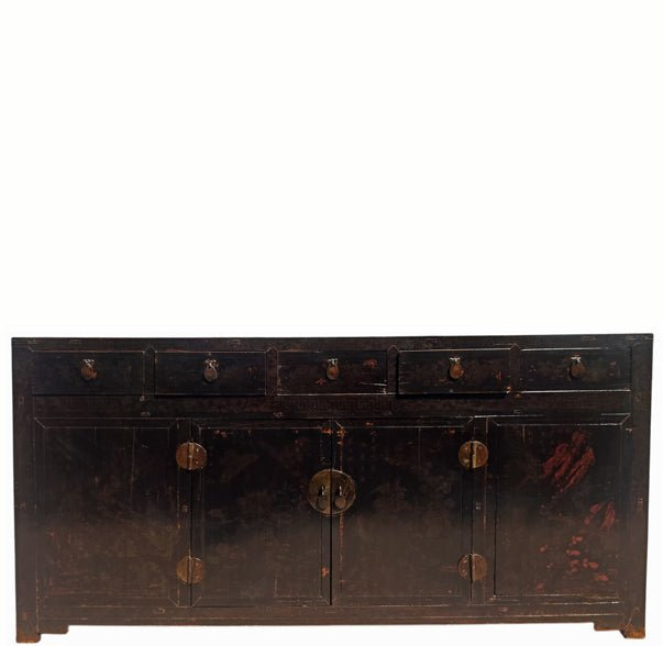 87.4 in. W Solid Wood Sideboard