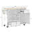 Litten Kitchen Island Rolling Mobile Cart Solid Wood Top, Microwave Cabinet, 2-Drawers, Floor Standing Buffet Sideboard, Spice Rack, Towel Rack,island,coffee cart-1167098198