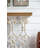 Distressed White Wooden Console Table with Ornate Scrollwork Design for Entryway and Living Room Decor
