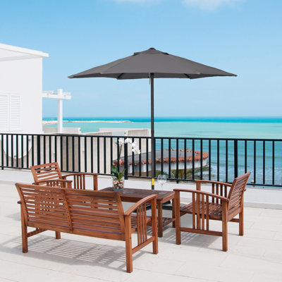 Parasol d'extérieur 6,6 pi avec parasol 6,6 pi