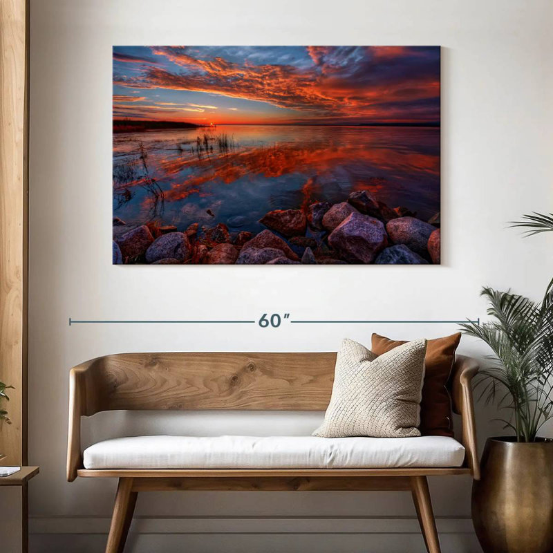 Alvord Rocky Shores Sunrise, H 32 po x l 48 po