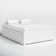 Brunelle Solid Wood Platform Bed with Matching Footboard and Storage Drawers 