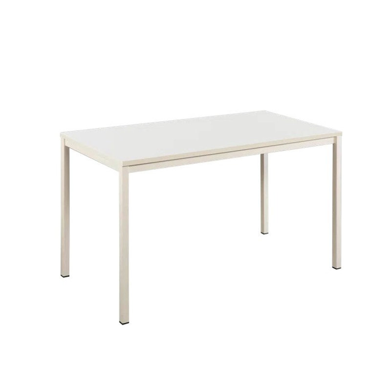 Bureau d'ordinateur contemporain en bois et en métal Harry, résistant à l'eau, à la chaleur, écologique, avec bande de chant épaisse