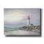  Art mural en toile «Lighthouse At Sunset» par Georgia Janisse, 54 po x 40 po