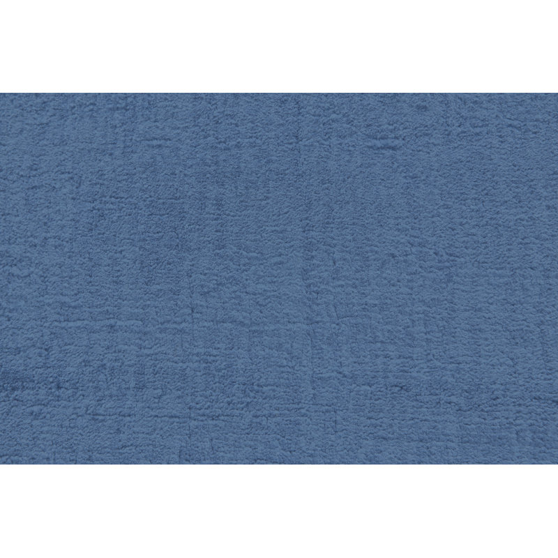 Tapis bleu touffeté à la main Areli, Rectangle 5 pi 6 po x 8 pi 6 po
