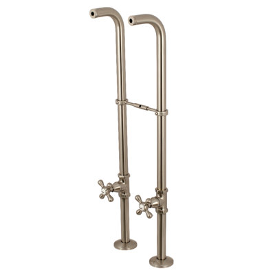Kingston Brass Kingston Freestanding Supply Line with Stop Valve and Handle