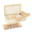 AERIN Solid Wood Checkers and Backgammon