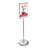 Azar Displays 14" X 22" Double Sided Frame Floor Display