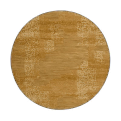 Abstract Brown Indoor and Outdoor Area Rug