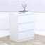 Carlton 3 Drawer Chest Of Drawers: 60cm Wide. Matt Finish. Scratch Resistant. Handleless Design.-111628485