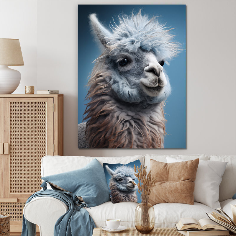 Alcapas Whispering II - animaux, art mural sur toile, Toile tendue, H 20 po x l 12 po x P 1 po