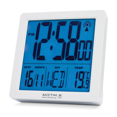 Varsity Radio Controlled Multifunction Display Alarm Clock