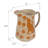 Stoneware Pitcher With Painted Rabbit And Florals-700543495