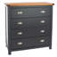 Sartor 4 Drawer Wide Chest Of Drawers, Painted Finish